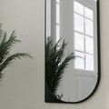 Oglinda decorativa, Neostill, Livi, 52x152 cm, MDF , Negru
