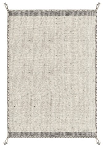 Covor Chathu, Bizzotto, 160 x 230 cm, lana, verso din bumbac, bej