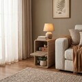 Noptiera, Hanah Home, Rovel, 30x50.5x39 cm, Natural