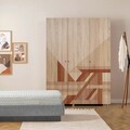 Dulap pentru haine, Vella, Lena 3 -910, 135x192x52 cm, PAL, Sonomo