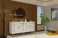 Consola, Olivia, Line KB150, Alb / Argintiu