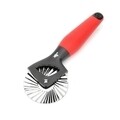 Rola pentru aluat, Luigi Ferrero Atlanta, plastic/inox, rosu/negru