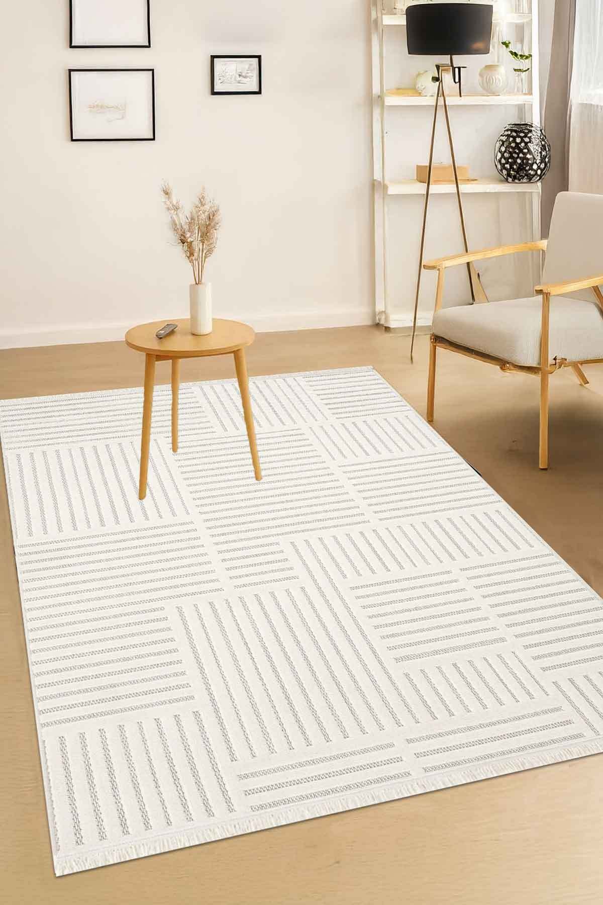 Covor, CLR-7369-HALI-27, 180x280 cm, Poliester, Crem