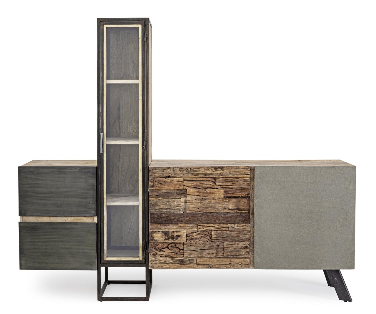 Bufet Manchester, Bizzotto, 193x38x165 cm, lemn de mango/otel - 2 | YEO