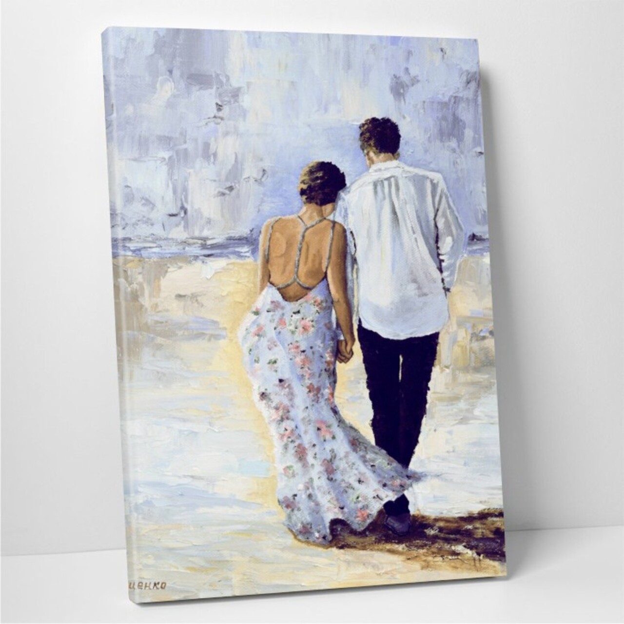 Tablou decorativ Couple, Modacanvas, 50x70 cm, canvas, multicolor