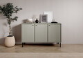 Comoda ADRK, Tili 3D, 124.5x40.8x73.9 cm, PAL laminat, verde eucalipt