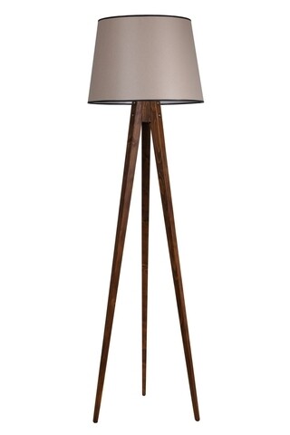 Lampadar, Luin, 8284-5, E27, 60 W, lemn/textil Iluminat