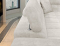 Coltar extensibil stanga 4 locuri ELTAP, LT-01AMO, Eridano, 275x202x88 cm, lemn/poliester, bej deschis