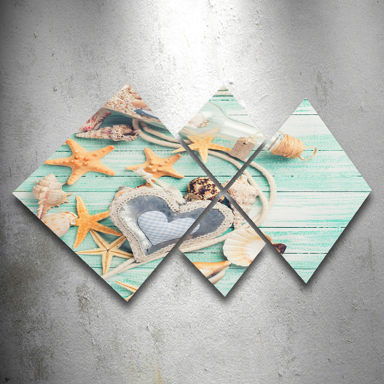 Set 4 tablouri decorative, 4MDF262793924, MDF, Imprimat UV, Multicolor - 1 | YEO