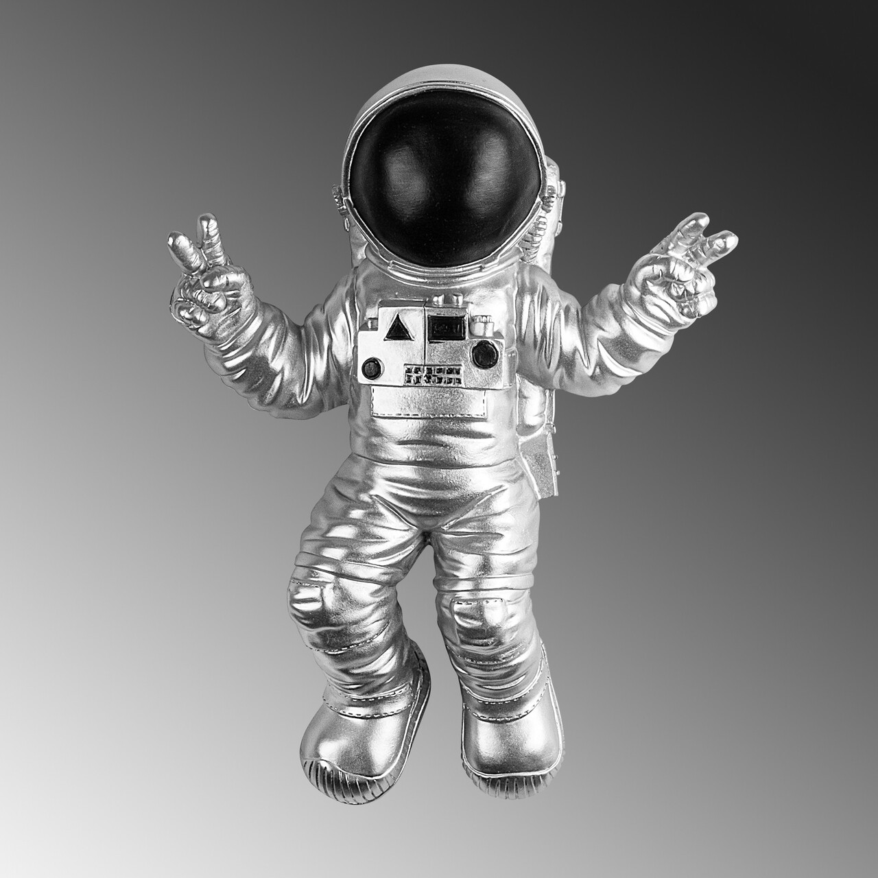 Decoratiune de perete, Cosmonaut 7, Lățime: 35 cm Înălțime: 47 cm Adâncime: 10 cm, Multicolor - view 5