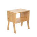 Noptiera Slumber, Homla, 42x29x42 cm, bambus, natur