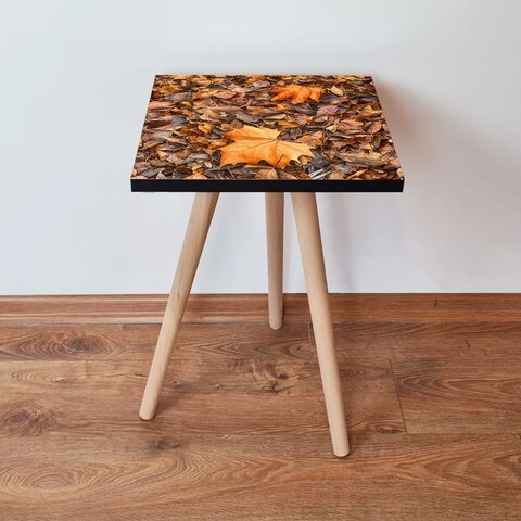 Masuta, Leona, Shp22, 35x42x35 cm, Galben/Maro