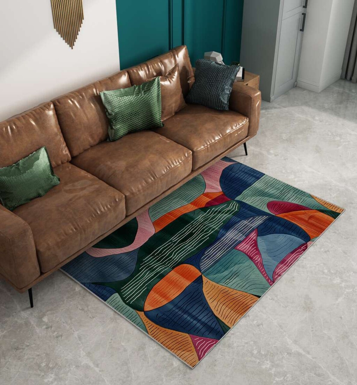 Covor (80 x 150), BSR-9, 80x150 cm, Multicolor - view 4