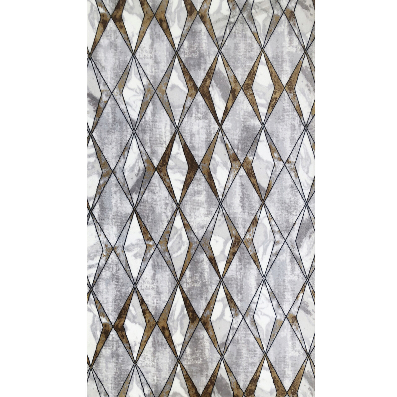 Covor, 1094, 80x250 cm, Poliester, Gri / Auriu - 2 | YEO
