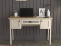 Birou, Hanah Home, FRN-21033, 132x80x50 cm, PAL, Crem / Stejar / Gri