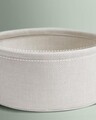Masuta cu cos textil, priza si USB, Vasagle, 45x50 cm, max 35 kg, PAL/otel, verde padure/crem