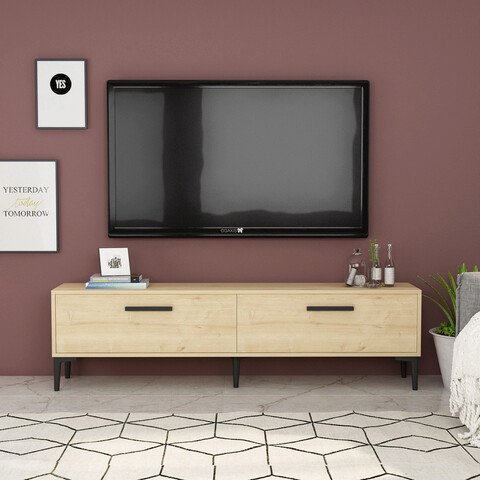 Comoda TV, Olivia, Inel, 150x45x29.6 cm, PAL , Maro mezoni.ro