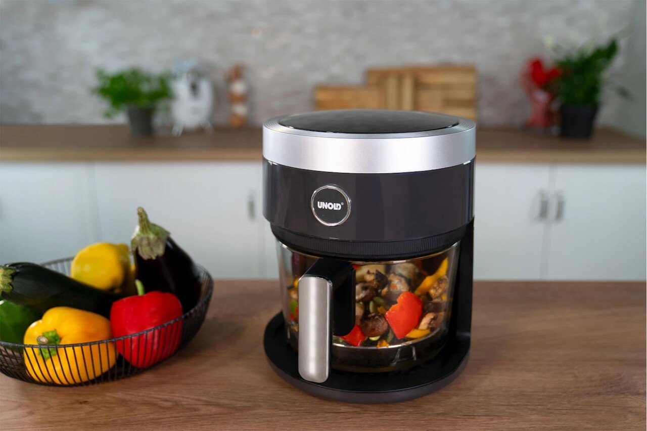 Friteuza cu aer cald, sticla, 3,5 L, 1200 W - Unold - view 3
