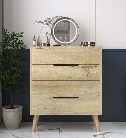 Dulap, Hanah Home, Flora, 78x95x45 cm, PAL, Maro