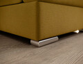 Coltar extensibil stanga 3 locuri ELTAP, LT-45NU, Siber, 270x186x93 cm, lemn/poliester, mustar
