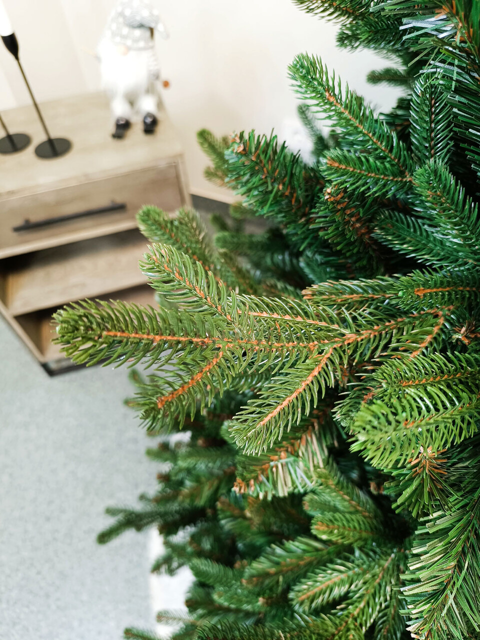 Brad artificial Christmas Deluxe by Sersimo, Royal Felara, 2D+3D, 210cm — imaginea 13