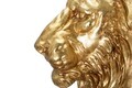 Statueta decorativa, Lion, Mauro Ferretti, 67 x 36.5 x 80 cm, polirasina, auriu