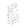 Cuier de perete, Arnetti, Julendor, Pin Atlantic / Bej