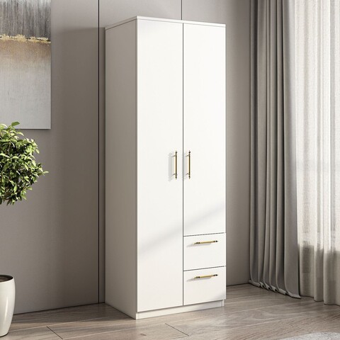 Dulap pentru haine, Inarch, Merlin 2, Alb