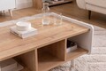 Masuta de cafea, Arnetti, Mindy, 90x59x40 cm, PAL, Safir / Alb