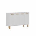 Consola, Odessa, Venedik, 120x73.6x29.6 cm, Alb