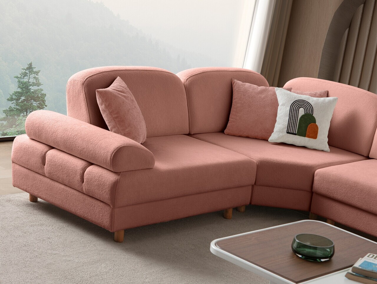 Coltar, Atelier del Sofa, 752EST1433, Roz prafuit — imaginea 4