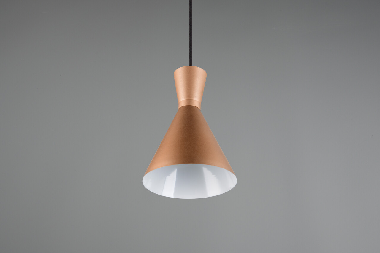 Lustra Enzo, RL, 20x150 cm, 28W, 1x E27, metal, maro