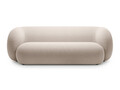 Canapea modulara 3 locuri, Kate, Micadoni, 213x99x76 cm, catifea, bej