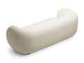 Canapea modulara 3 locuri, Kate, Micadoni, 213x99x76 cm, tesatura structurata, bej deschis