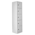 Dulap de depozitare cu incuietoare, Shelvoria, Js1016, 41x170x40 cm, Otel, Gri deschis