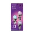 Lampa de gradina Flower, Lumineo, 18x14.5x34 cm, 36 led-uri, mov
