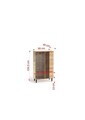 Dulap multifunctional ADRK, Livia 02, 80x40x134.5 cm, PAL laminat, artisan