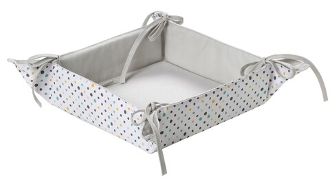 Cos pentru paine nordic dotty, ambition, 21x21 cm, textil
