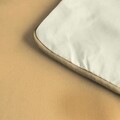 Lenjerie de pat dubla Tone Cream/Taupe , Dreamhouse, 3 piese, 200x220 cm, bumbac ranforce, ocru