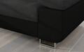 Coltar extensibil stanga 4 locuri ELTAP, Armd-73, Armando, 289x203x85 cm, lemn/poliester, gri inchis/negru