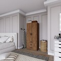 Dulap pentru haine, Miwood, Easy 1600-57, Maro