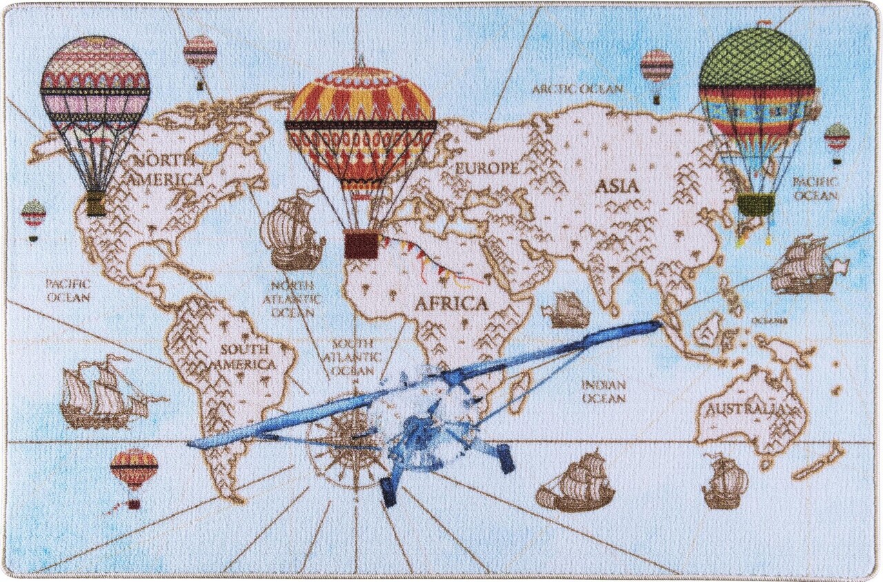 Covor, Discover, 133x190 cm, Poliamida, Multicolor - 1 | YEO