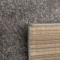 Covor Shaggy Canical, Decorino, 57x90 cm, polipropilena, gri