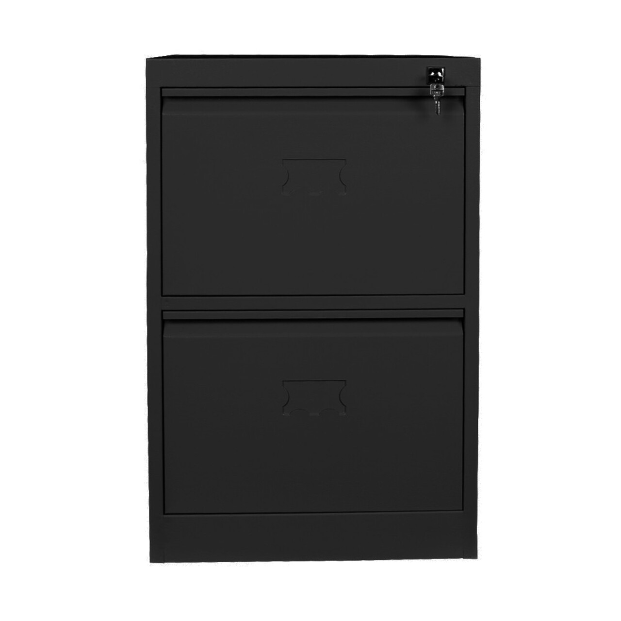 Dulap de dosare, Shelvoria, Js1020Sı, 71x47x62 cm, Otel, Negru