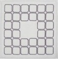 Servet de masa Greece, Ambition, 30x30 cm, poliester, gri