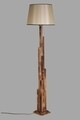 Lampadar, Luin, 8300-2, E27, 60 W, lemn/textil