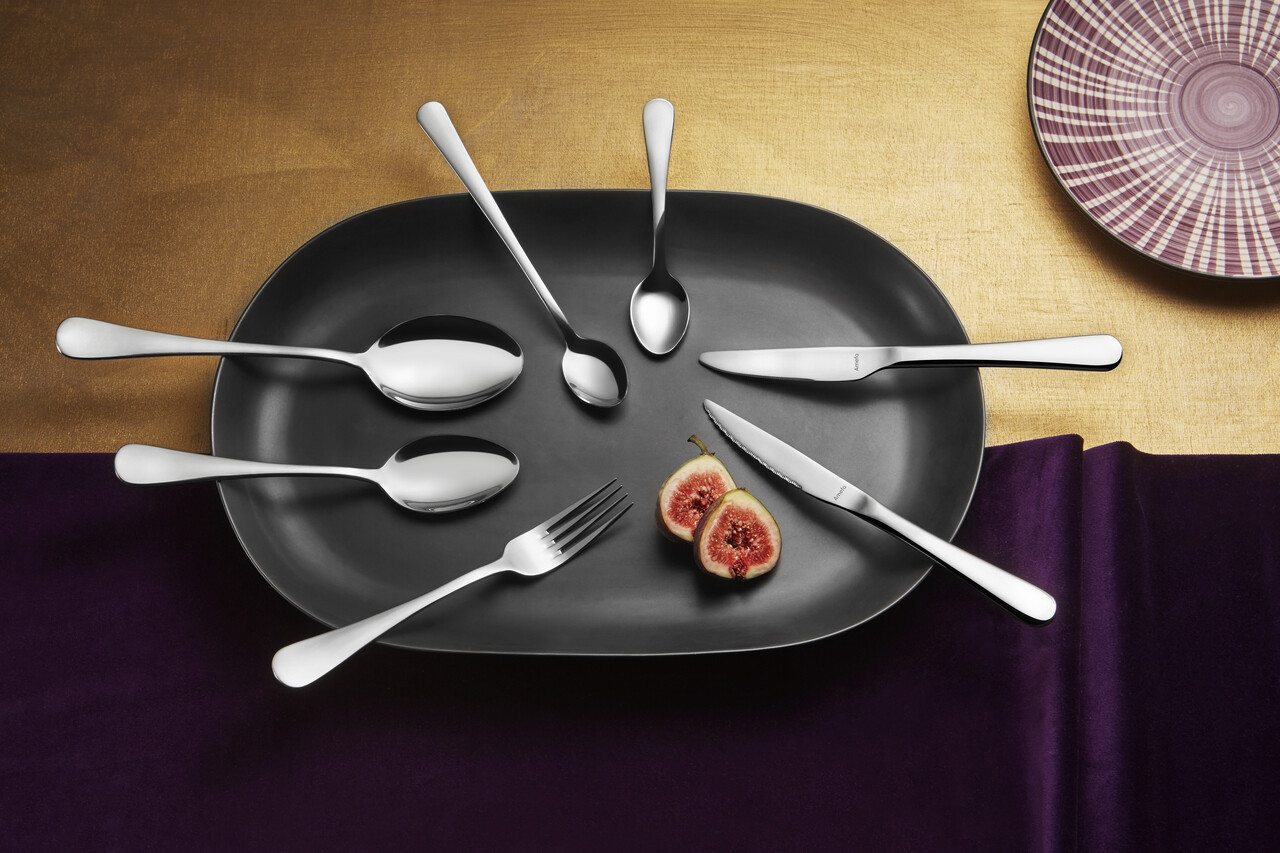 Set tacamuri 42 piese Rome All You Need, Amefa, 6 persoane, inox 18/0, argintiu - 2 | YEO