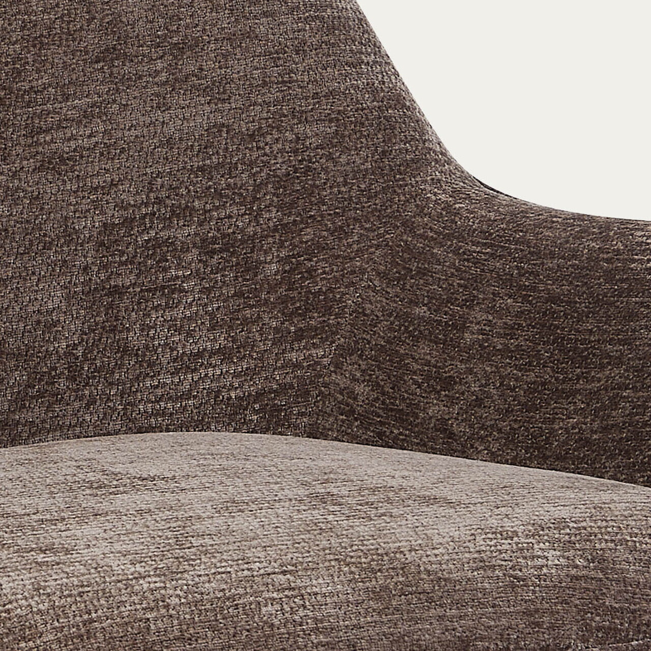 Fotoliu Sofiero, Homla, 74.5x72.5x75.5 cm, metal/poliester, maro inchis — imaginea 6