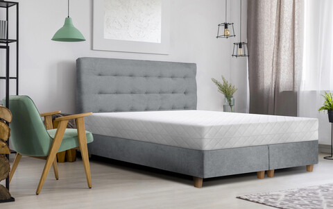 Saltea SuperOrtopedica Green Future KONFORTA Max Plus 25 cm, 140x200x25cm, Spuma poliuretanica elastica, Husa detasabila, lavabila, matlasata, hipoalergenica, Reversibila, Medie Ferma