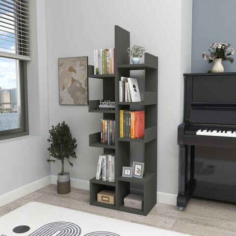 Corp biblioteca, Hanah Home, Pamfilya, 53x132x21.6 cm, Antracit